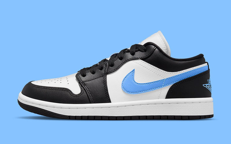 Jordan 1 Low Black University Blue White