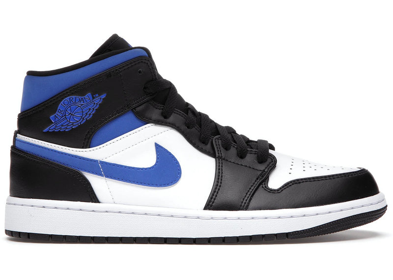 Jordan 1 Mid White/Black/Royal